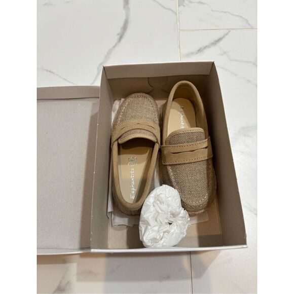 NEW IN BOX ELEPHANTITO Loafer Espadrille Beige 26 - Picture 3 of 6